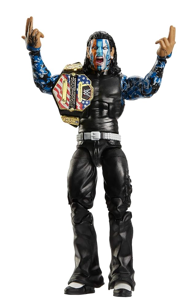 スポーツ WWE Mattel Elite Ultimate Jeff Hardy WWE Wrestling Toy: Jeff Hardy Ultimate Edition 6-Inch